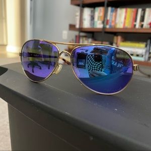 Womens Oakley Sunglasses Blue Mirror Lens